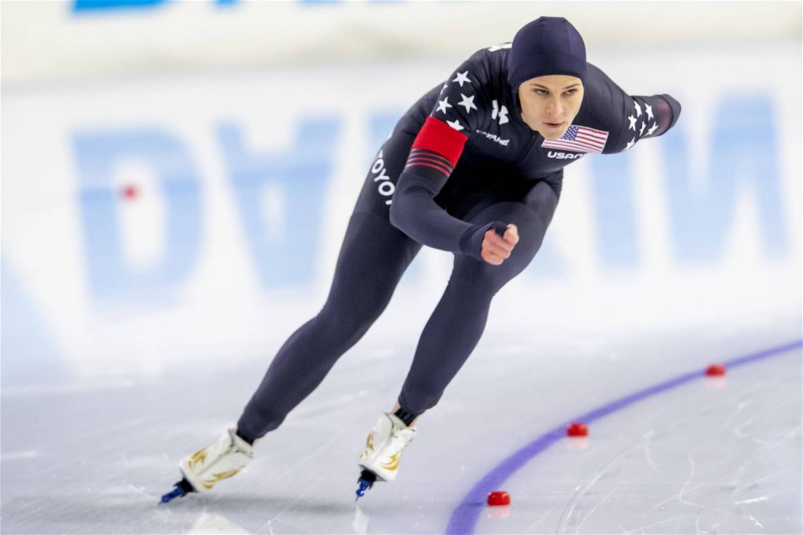 IMAGO / Pro Shots | Brittany Bowe during the ISU World Cup in Heerenveen, Netherlands on January 30, 2021