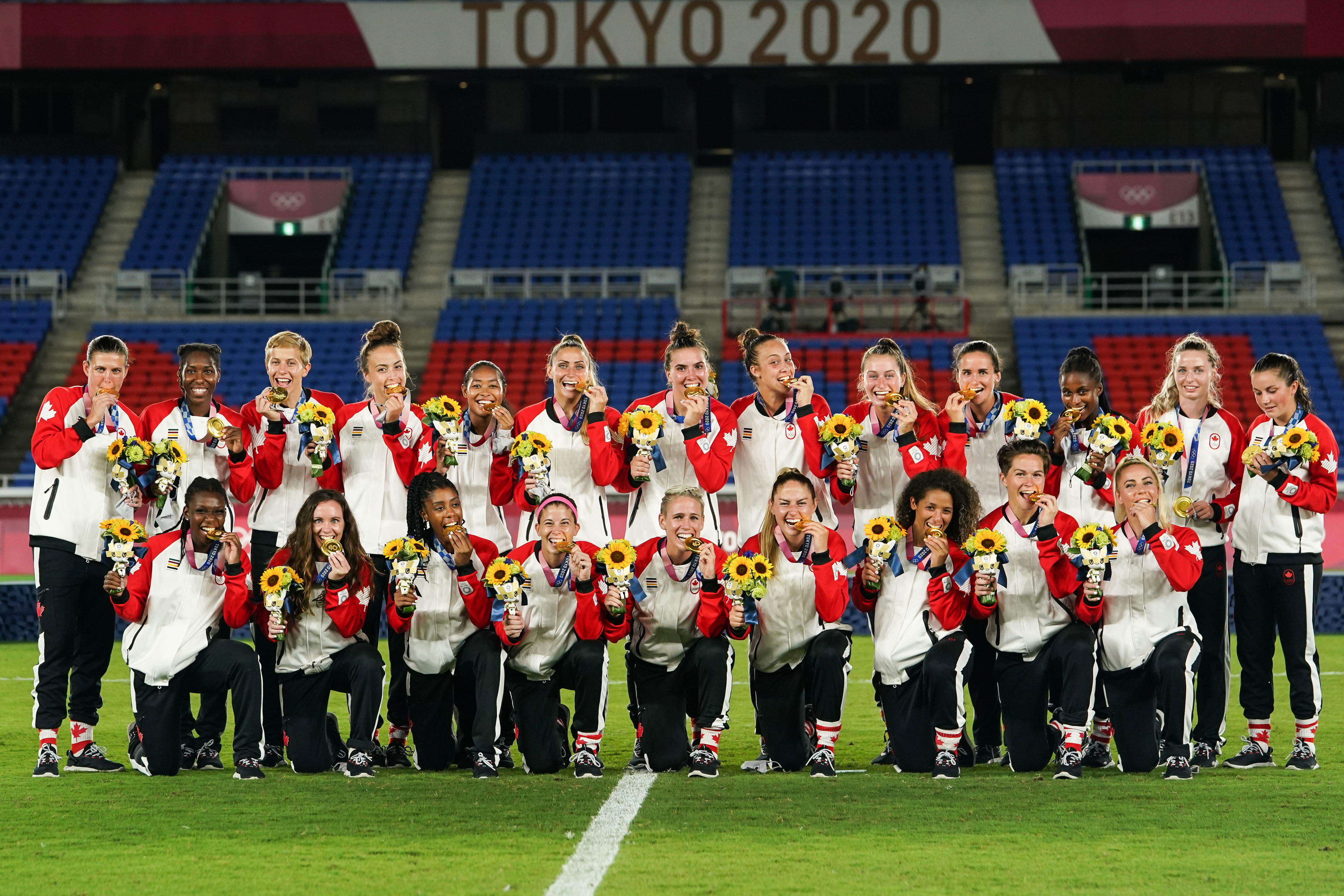 Canada wins gold at Tokyo Olympics in 2021.