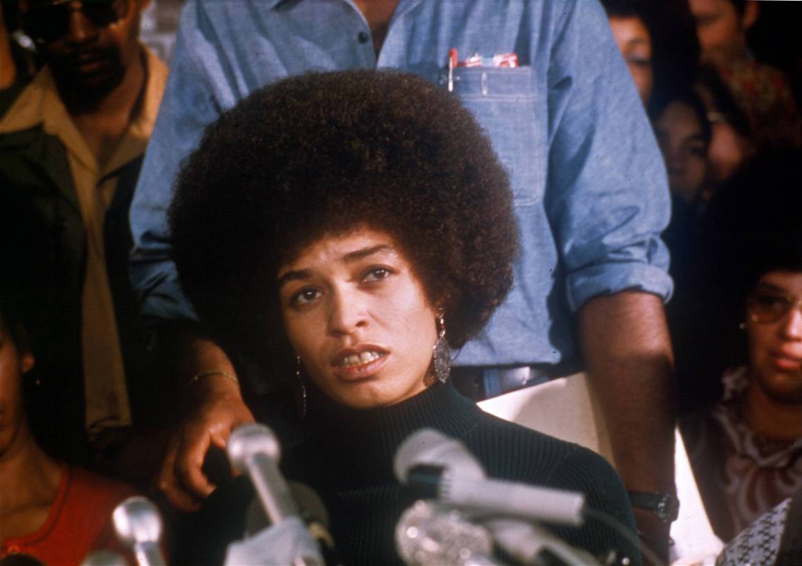 IMAGO / UPI Photo | Activist, author, historian and sociologist Angela Davis in 1972.