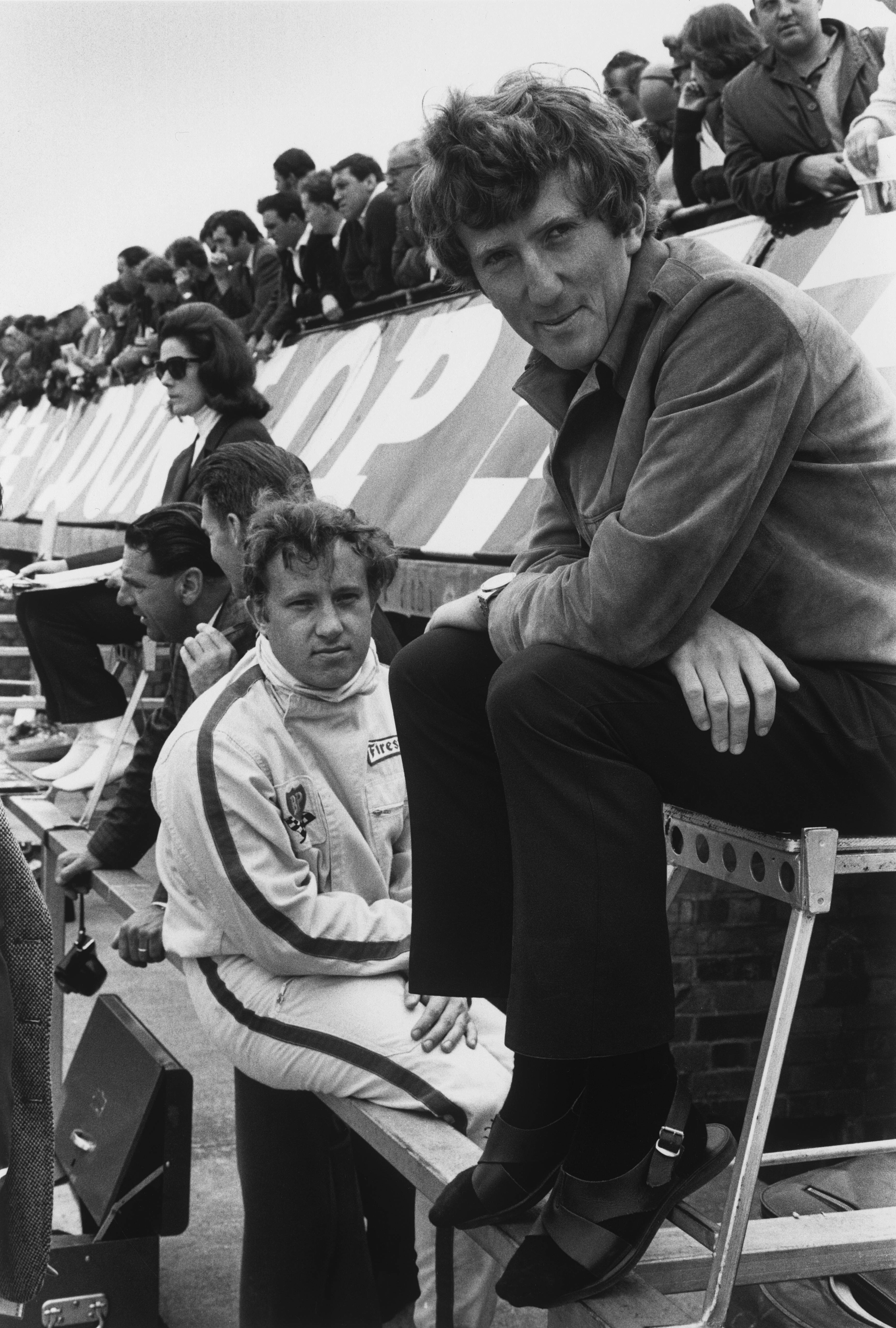 IMAGO / Motorsport Images | Jochen Rindt (Lotus 72C-Ford), 1st position, in the queue at the self service restaurant, in Brands Hatch, England. July, 1970.