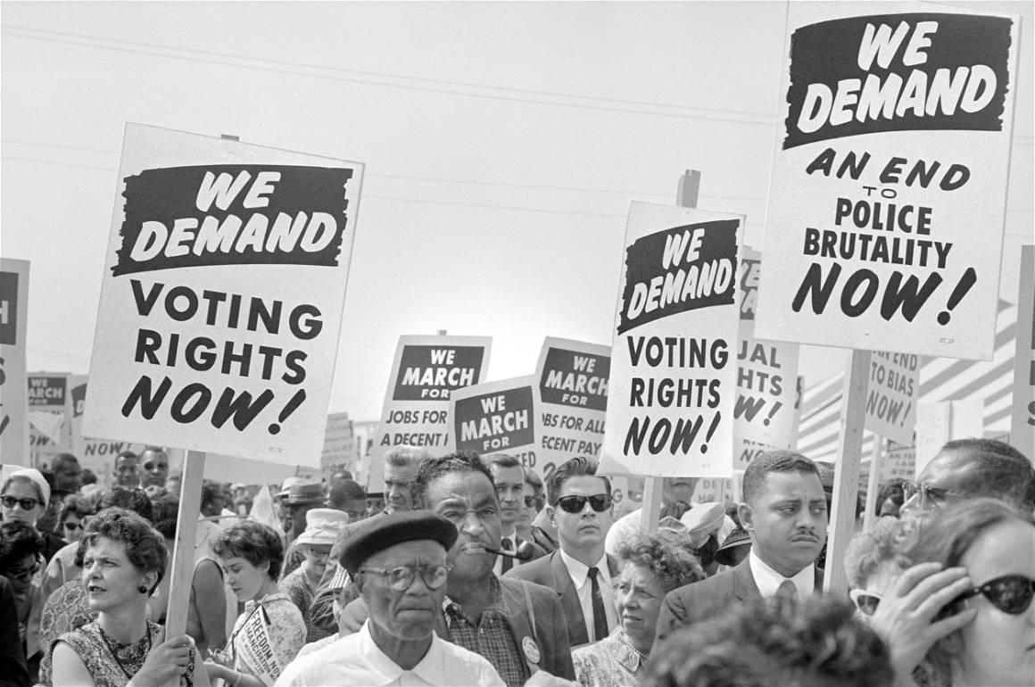 IMAGO / glasshouseimages / Circa Images | March on Washington for Jobs and Freedom, in Washington DC on August 28, 1963.