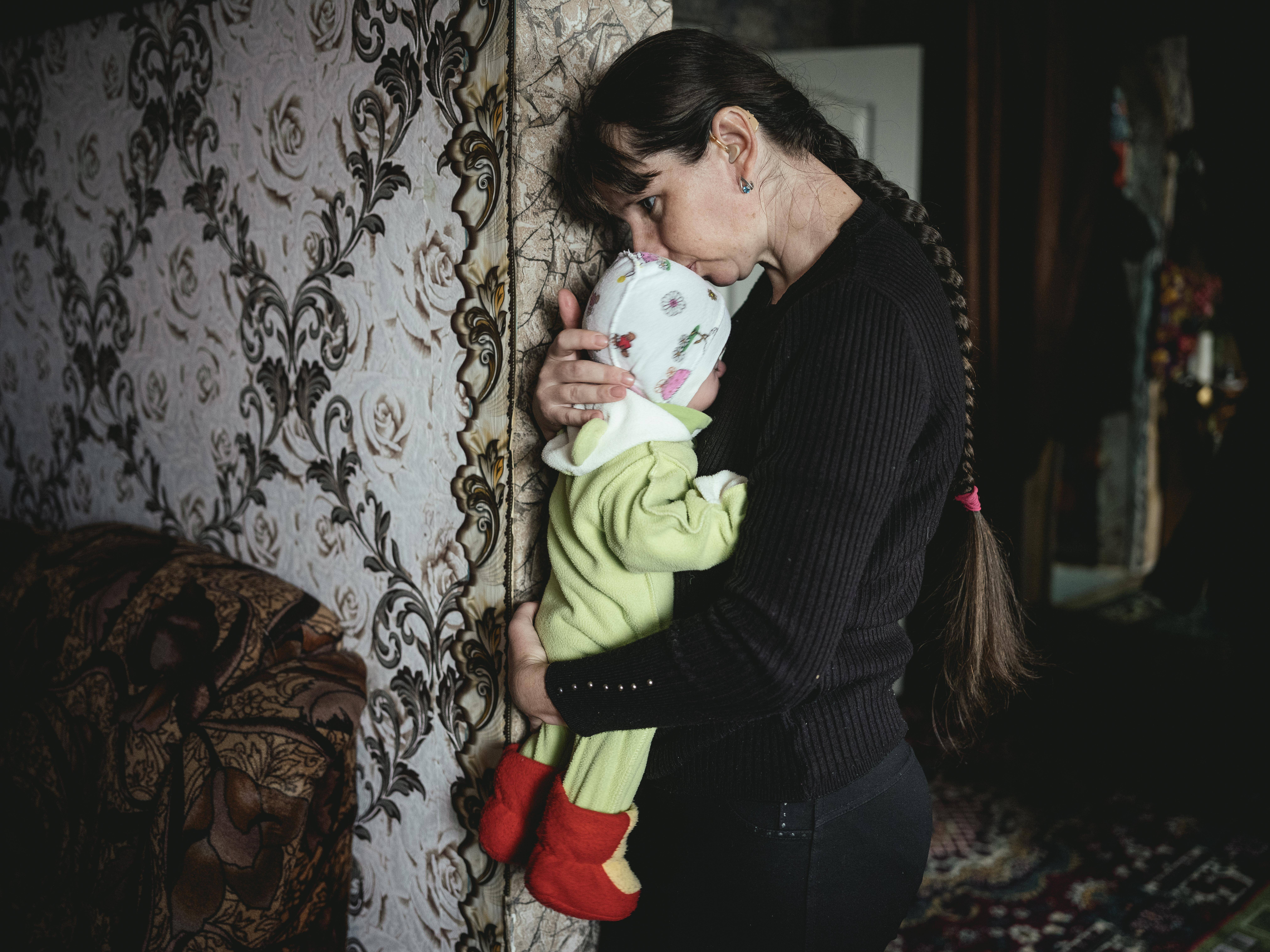 Ukrainian children in war