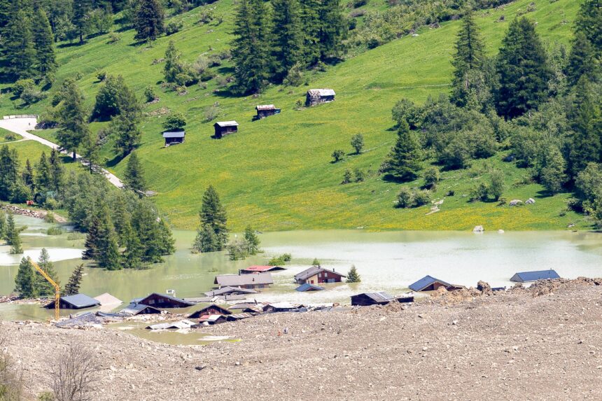 photo of village of Blatten, Switzerland