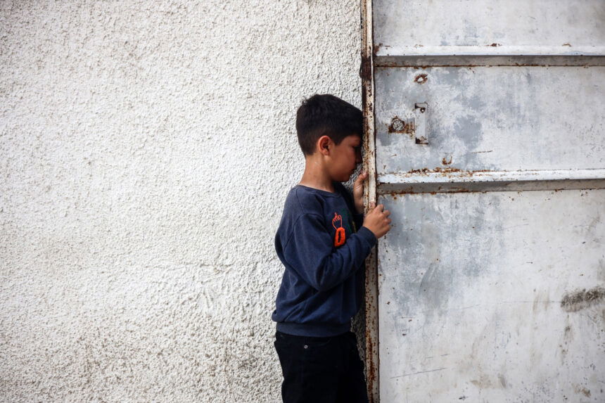 photo of Palestinian children
