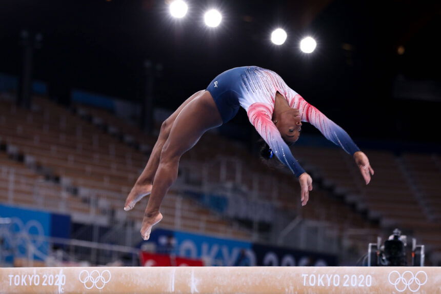 photographer Mickael Chavet's hoto from Simone Biles
