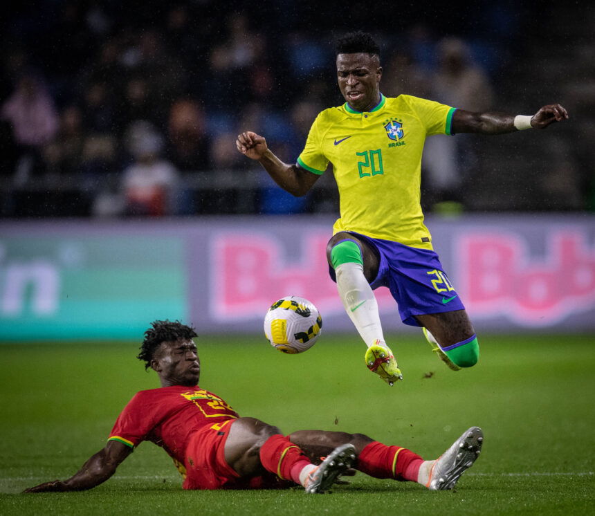 Vinicius Jr playing for Brazil for World Cup 2026.