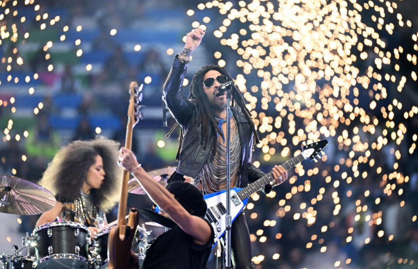 Lenny Kravitz at Wembley Stadium