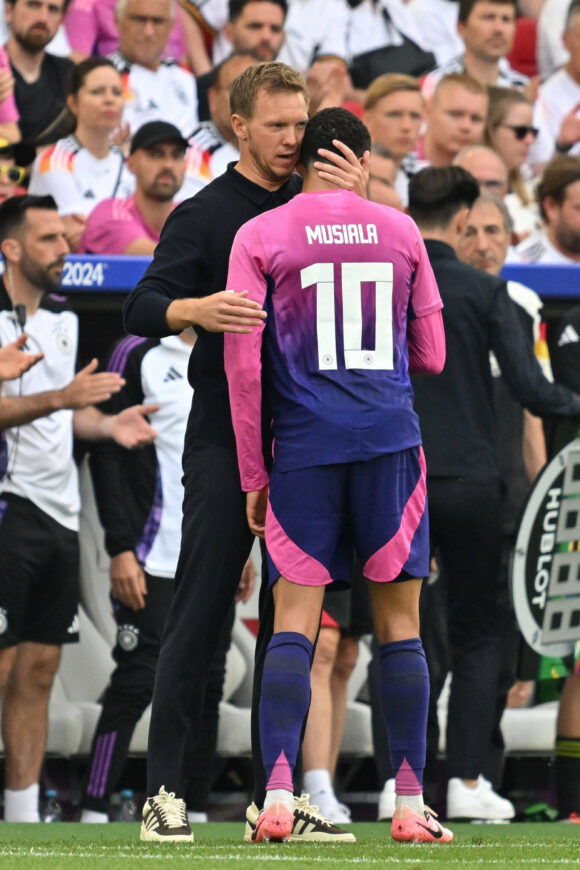 Julian Nagelsmann and Jamal Musiala