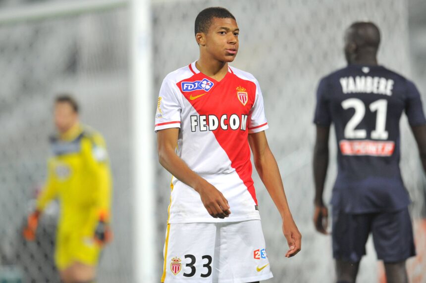 a photo of Kylian Mbappé 14 years old