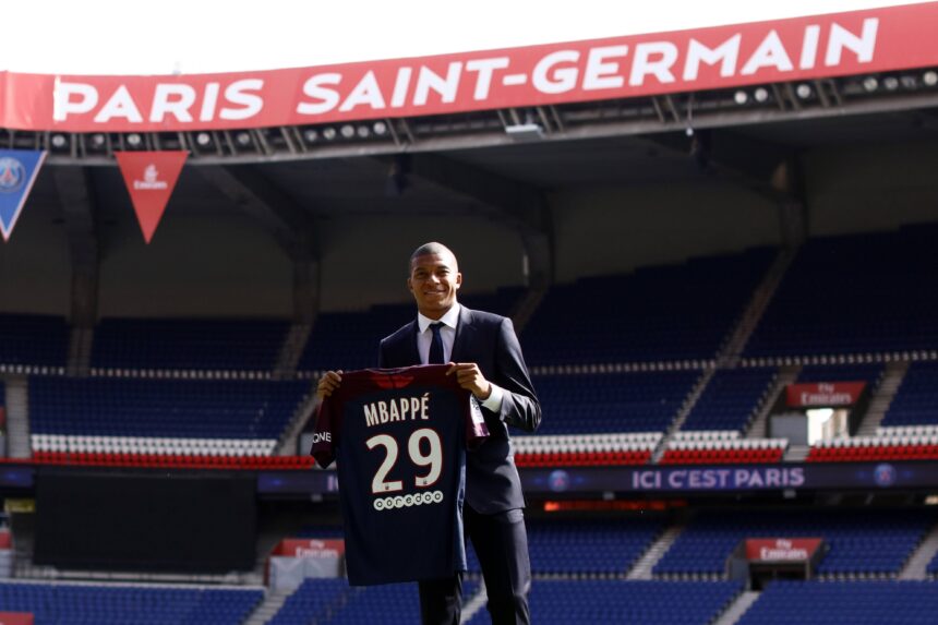 Kylian Mbappé is unveiled as a new Paris Saint-Germain 2017