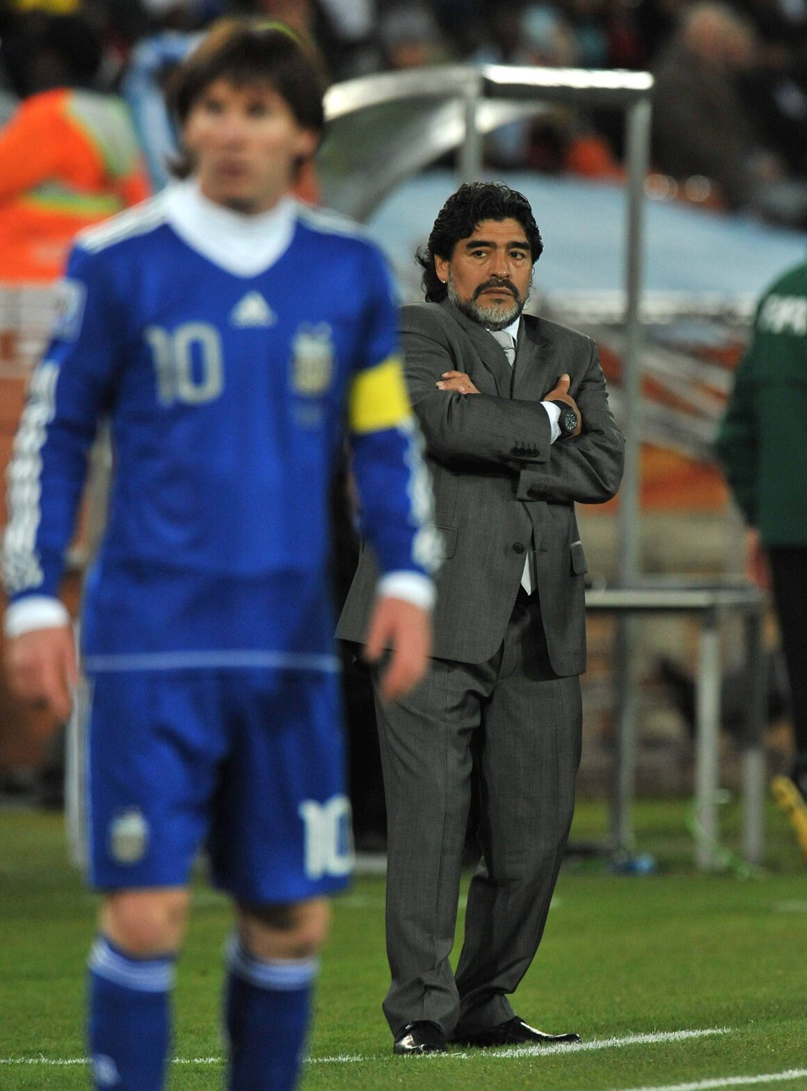 Maradona and Messi World Cup 2010
