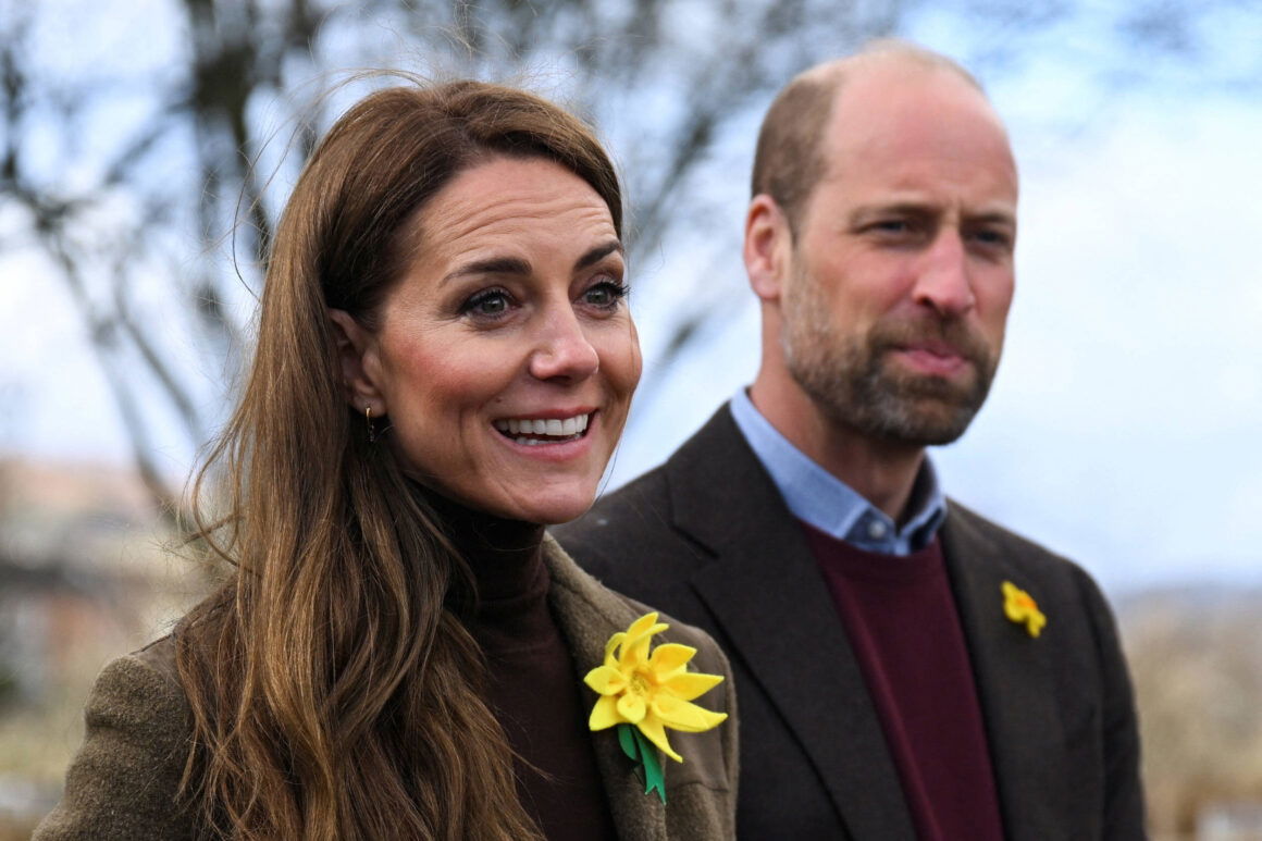 Prince and Princess of Wales visit South Wales Britain