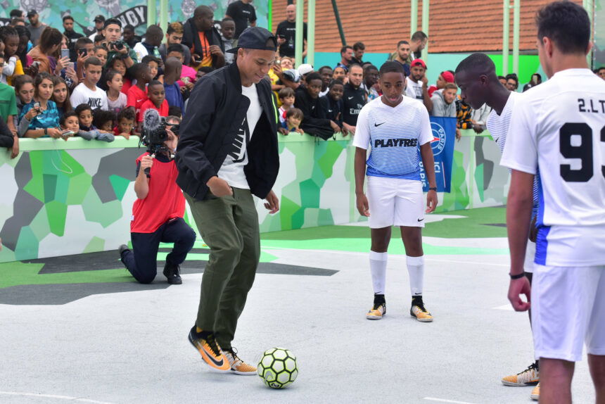 photo of Kylian Mbappé 17 years old