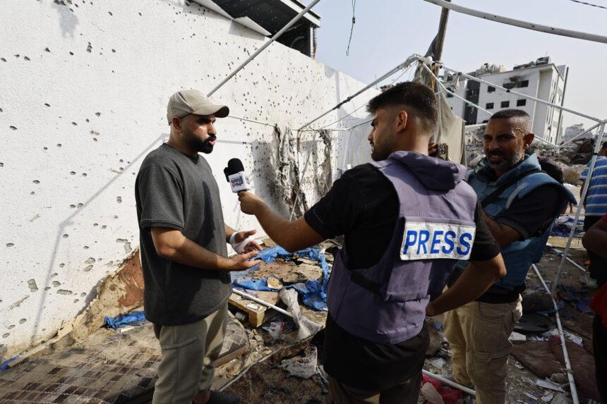 Photojournalists in Gaza 